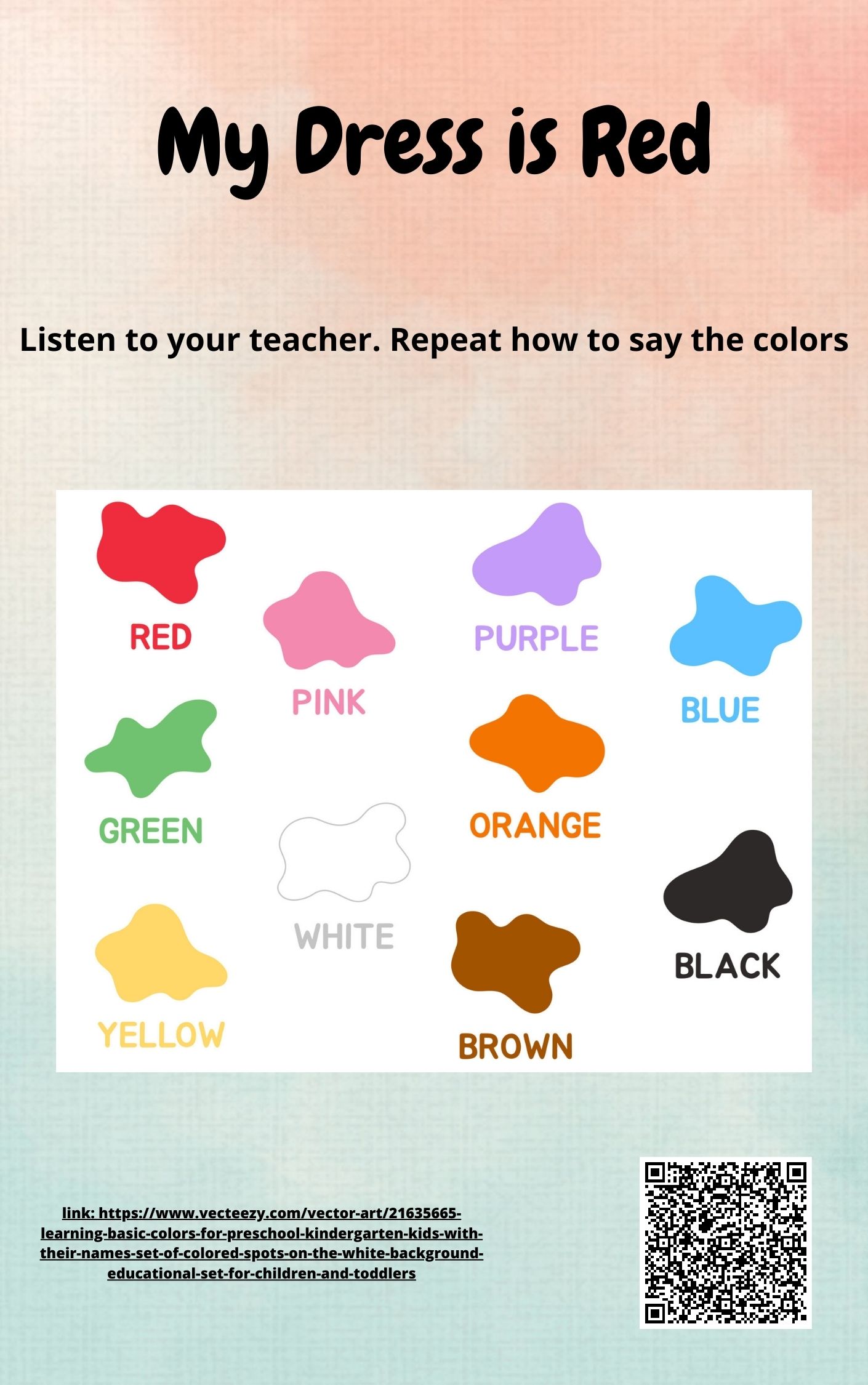 Colors Charts for Kids and Classroom - Your Home Teacher