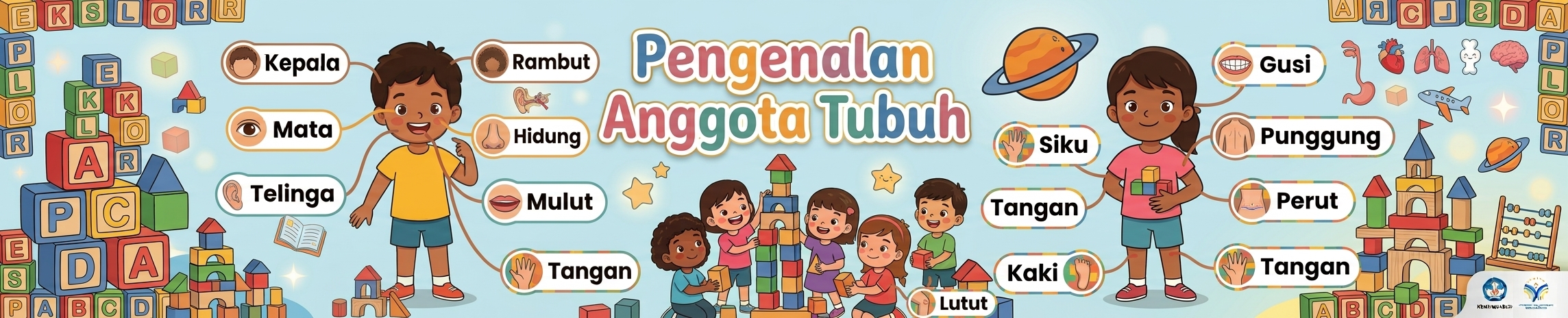 bannner pengenalan anggota tubuh